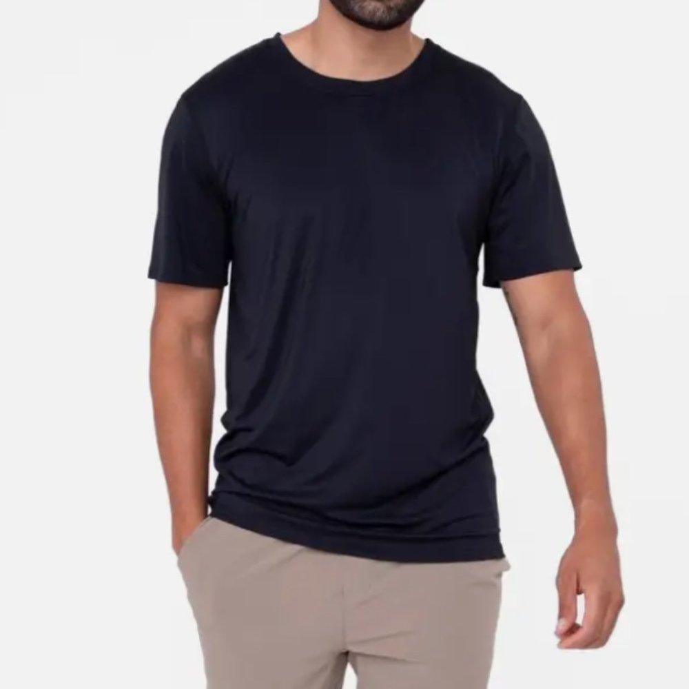 Mono B Men's Cool-Touch Short Sleeve Crewneck Tee